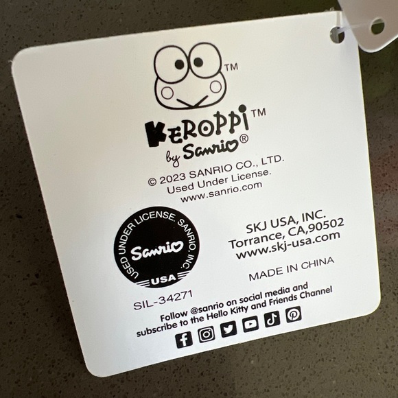 Sanrio KEROPPI Sitting Plush Classic Series / 7” Limited Edition / Kawaii / NEW - Picture 12 of 15